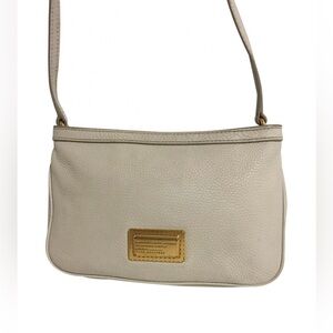 Marc by Marc Jacob’s Cream Leather Crossbody Bag